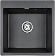 Кухонная мойка Paulmark PRAKTISCH, PM105152-BL, черный, 510х520 Кухонная мойка Paulmark PRAKTISCH, PM105152-BL, черный, 510х520