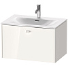 Картинка анонса товара «тумба под раковину duravit brioso br421102222 подвесная 72 см белый глянцевый»