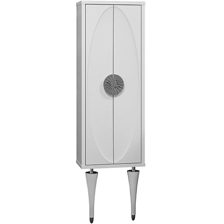 Шкаф-пенал Opadiris Ибица 45 Z0000013932 белый /хром Шкаф-пенал Opadiris Ибица 45 Z0000013932 белый /хром