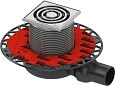 Душевой трап TECE TECEdrainpoint S 110, низкий с универсальным фланцем Seal System 3601100 Душевой трап TECE TECEdrainpoint S 110, низкий с универсальным фланцем Seal System 3601100