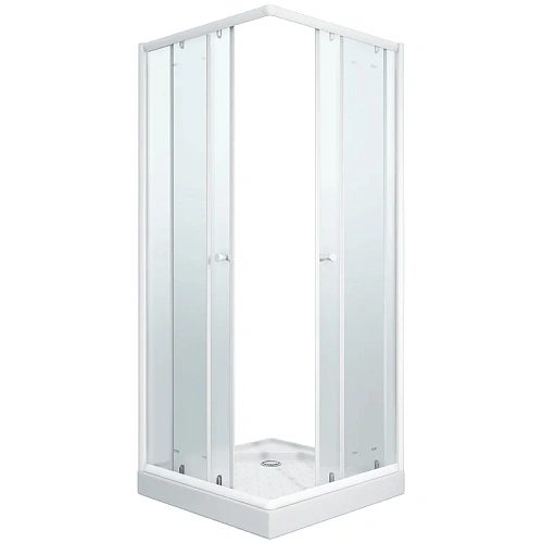 Душевой уголок Parly ZFQ81 с поддоном 80х80х190 Душевой уголок Parly ZFQ81 с поддоном 80х80х190