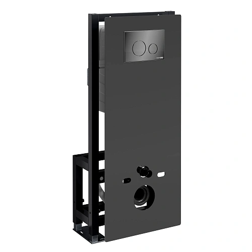 Инсталляция для унитаза WasserKRAFT Glan 66TLT.010.ME.BL.PB02 с клавишей смыва черный Инсталляция для унитаза WasserKRAFT Glan 66TLT.010.ME.BL.PB02 с клавишей смыва черный