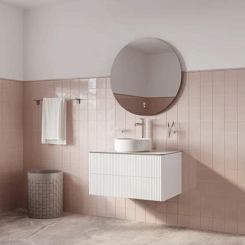 Тумба под раковину IDDIS Aiger (AIG80W0i95K) подвесная со столешницей 80 см, белый Тумба под раковину IDDIS Aiger (AIG80W0i95K) подвесная со столешницей 80 см, белый