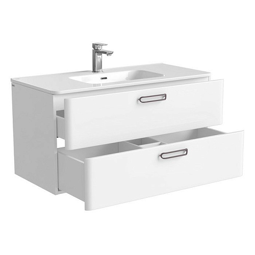 Тумба с раковиной IDDIS Brick 100 подвесная белая (BRI10W1i95K) Тумба с раковиной IDDIS Brick 100 подвесная белая (BRI10W1i95K)