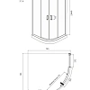 Душевой уголок Ambassador Kingston 14011206 (800x800x2000) Душевой уголок Ambassador Kingston 14011206 (800x800x2000)