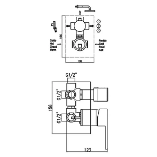 Смеситель для ванны Webert Pegaso PE880601010, золото Смеситель для ванны Webert Pegaso PE880601010, золото