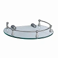 Полка WasserKRAFT K-566 стеклянная хром Полка WasserKRAFT K-566 стеклянная хром
