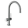 Смеситель для кухни Hansgrohe 220, с запорным вентилем, 1jet 72805000, хром