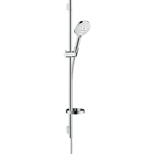 Душевой гарнитур Hansgrohe Raindance Select 120 EcoSmart 26633400, белый/хром Душевой гарнитур Hansgrohe Raindance Select 120 EcoSmart 26633400, белый/хром