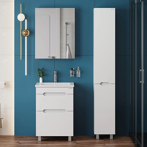 Тумба под раковину Onika Айленд 50 см 105039 напольная, белая (для Como 50/Фостер 50) Тумба под раковину Onika Айленд 50 см 105039 напольная, белая (для Como 50/Фостер 50)