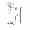 Комплект смесителей Vidima NEXT BD128AA (BA366AA+BA371AA+BA196AA)