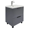 Тумба с раковиной Comforty Лима-60Н2 00-00019209 антрацит раковина Como 60