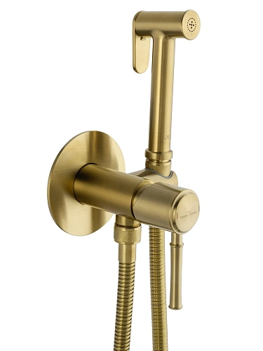 Гигиенический душ Wonzon & Woghand TOR брашированное золото (WW-88829073-BG) Гигиенический душ Wonzon & Woghand TOR брашированное золото (WW-88829073-BG)