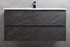 Тумба под раковину CEZARES MOLVENO-100-2C-SO-ANTR Antracite 1000x500 подвесная