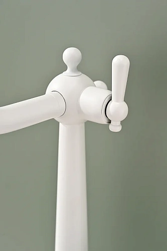 Смеситель для кухни Paulmark RETRO белый матовый Re213226-WH Смеситель для кухни Paulmark RETRO белый матовый Re213226-WH