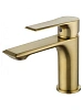 Смеситель для раковины Wonzon &amp; Woghand брашированное золото (WW-88018079-BG)