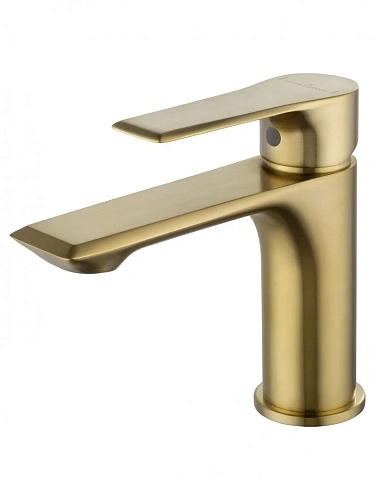 Смеситель для раковины Wonzon & Woghand брашированное золото (WW-88018079-BG) Смеситель для раковины Wonzon & Woghand брашированное золото (WW-88018079-BG)