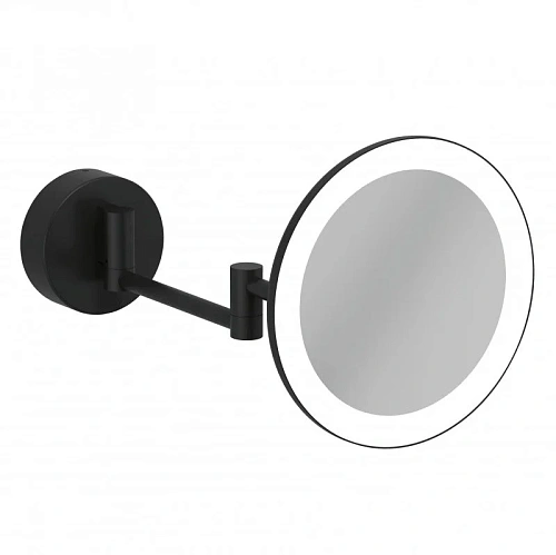 Зеркало косметическое Kludi VELA R 5899539W черный матовый Зеркало косметическое Kludi VELA R 5899539W черный матовый