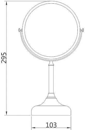 Зеркало косметическое Haiba HB6206 Зеркало косметическое Haiba HB6206