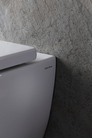 Унитаз подвесной Allen Brau Infinity 4.21004.20 с крышкой, белый глянец