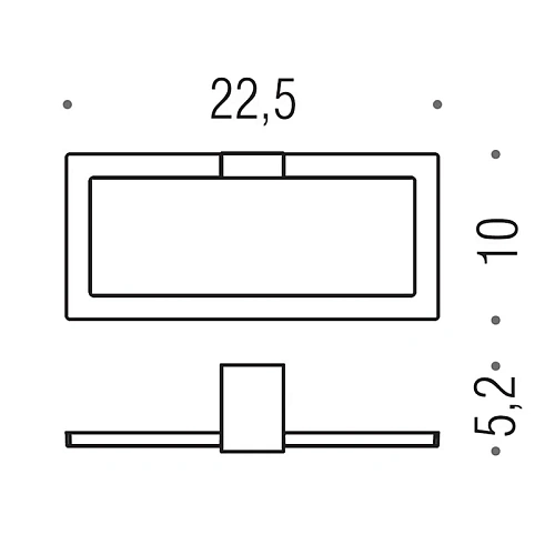 Полотенцедержатель Colombo MiniQ B5031.CR хром Полотенцедержатель Colombo MiniQ B5031.CR хром