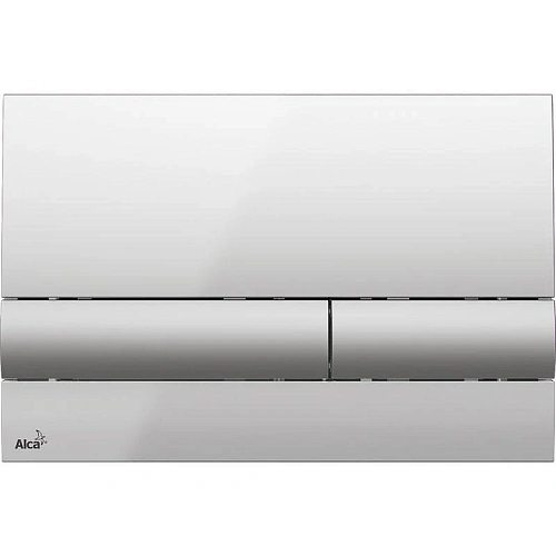 Клавиша смыва Alcaplast M1713 хром-глянцевая/матовая Клавиша смыва Alcaplast M1713 хром-глянцевая/матовая