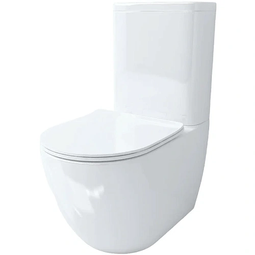 Унитаз напольный Esbano FORTEX-N (ESUNFORTW) White 610x360x810 с крышкой микролифт Унитаз напольный Esbano FORTEX-N (ESUNFORTW) White 610x360x810 с крышкой микролифт