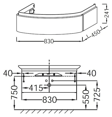 Комплект мебели 100 см Jacob Delafon Presqu'ile , с 1 ящиком, белый, с подсветкой, подвесной монтаж E4436-00+EB1100-G1C+EB1109-NF Комплект мебели 100 см Jacob Delafon Presqu'ile , с 1 ящиком, белый, с подсветкой, подвесной монтаж E4436-00+EB1100-G1C+EB1109-NF