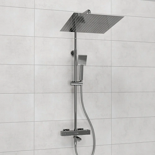 Душевая система WasserKRAFT A199.119.141.087.CH Thermo с термостатом хром Душевая система WasserKRAFT A199.119.141.087.CH Thermo с термостатом хром
