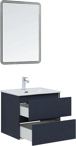 Тумба под раковину Aquanet Вега 2.0 60 маренго 00337947 подвесная Тумба под раковину Aquanet Вега 2.0 60 маренго 00337947 подвесная