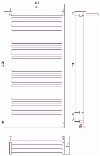 Полотенцесушитель электрический Сунержа Богема с полкой 3.0 1200х600 / МЭМ правый 12-5807-1260 Белый Полотенцесушитель электрический Сунержа Богема с полкой 3.0 1200х600 / МЭМ правый 12-5807-1260 Белый