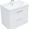Тумба под раковину Aquanet Ирис new 710 белый глянец (2 ящика) 00310145 Тумба под раковину Aquanet Ирис new 710 белый глянец (2 ящика) 00310145