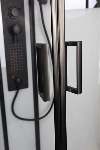 Душевая кабина Niagara Premium NG-6901-01G BLACK (900х900х2100) низкий поддон (16 см) стекло тонированное 69010134GBLACK Душевая кабина Niagara Premium NG-6901-01G BLACK (900х900х2100) низкий поддон (16 см) стекло тонированное 69010134GBLACK