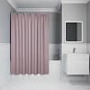 Штора для ванны IDDIS (DW04P18i11) 200х180 см, полиэстер розовый