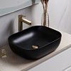 Картинка анонса товара «раковина belbagno bb1302-h301 500x400x140 черная матовая»