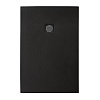Картинка анонса товара «душевой поддон belbagno uno tray-mr-uno-ah-120/80-35-nero-no из искусственного мрамора с сифоном»