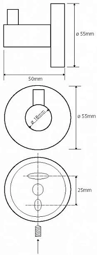 Крючок Bemeta NEO 104106025 Крючок Bemeta NEO 104106025