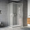 Душевой уголок STWORKI Карлстад 110x90 см профиль хром матовый, стекло матовое 459802