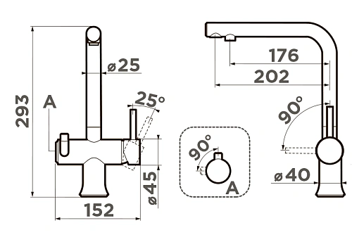 Смеситель для кухни Omoikiri Hotaru-G 4994028 Смеситель для кухни Omoikiri Hotaru-G 4994028