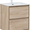 Тумба под раковину Aquanet Милан 60 дуб светлый 00336382 подвесная Тумба под раковину Aquanet Милан 60 дуб светлый 00336382 подвесная