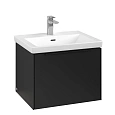 Тумба под раковину Villeroy & Boch Subway 3.0 с подсветкой Volcano Black / Volcano Black C577L1VL Тумба под раковину Villeroy & Boch Subway 3.0 с подсветкой Volcano Black / Volcano Black C577L1VL