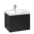 Тумба под раковину Villeroy & Boch Subway 3.0 с подсветкой Volcano Black / Volcano Black C577L1VL Тумба под раковину Villeroy & Boch Subway 3.0 с подсветкой Volcano Black / Volcano Black C577L1VL