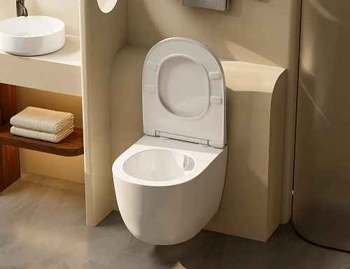 Комплект унитаза ABBER Bequem AC1100T белый с инсталляцией AC0105 и кнопкой AC0120RG золото розовое Комплект унитаза ABBER Bequem AC1100T белый с инсталляцией AC0105 и кнопкой AC0120RG золото розовое