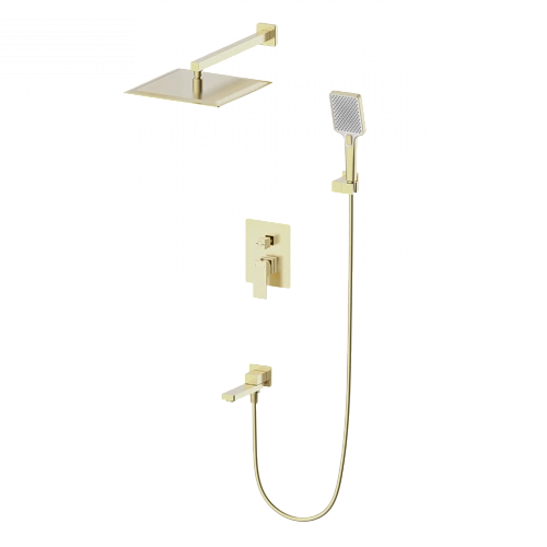 Душевая система Wonzon & Woghand встраиваемая, брашированное золото (WW-88087068-BG) Душевая система Wonzon & Woghand встраиваемая, брашированное золото (WW-88087068-BG)