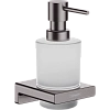 Дозатор жидкого мыла Hansgrohe AddStoris 41745340, шлифованный черный хром