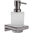 Дозатор жидкого мыла Hansgrohe AddStoris 41745340, шлифованный черный хром Дозатор жидкого мыла Hansgrohe AddStoris 41745340, шлифованный черный хром