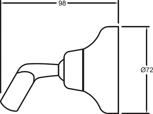 Держатель ручного душа Jacob Delafon Fairfax E75093-CP Держатель ручного душа Jacob Delafon Fairfax E75093-CP