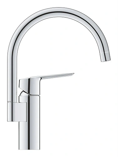 Смеситель для кухни GROHE Start 2021, C-образный высокий излив, хром (30469000) Смеситель для кухни GROHE Start 2021, C-образный высокий излив, хром (30469000)