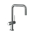 Смеситель для кухни Hansgrohe U 220, с запорным вентилем, 1jet 72807000, хром Смеситель для кухни Hansgrohe U 220, с запорным вентилем, 1jet 72807000, хром
