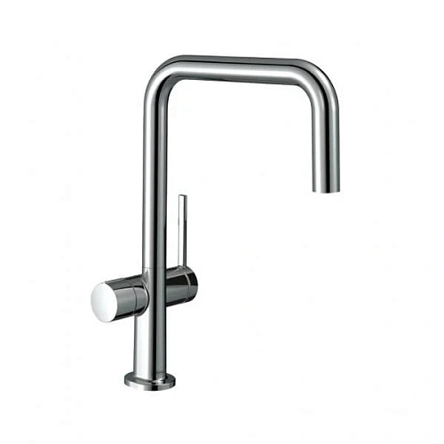 Смеситель для кухни Hansgrohe U 220, с запорным вентилем, 1jet 72807000, хром Смеситель для кухни Hansgrohe U 220, с запорным вентилем, 1jet 72807000, хром
